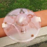 Glass pendant light