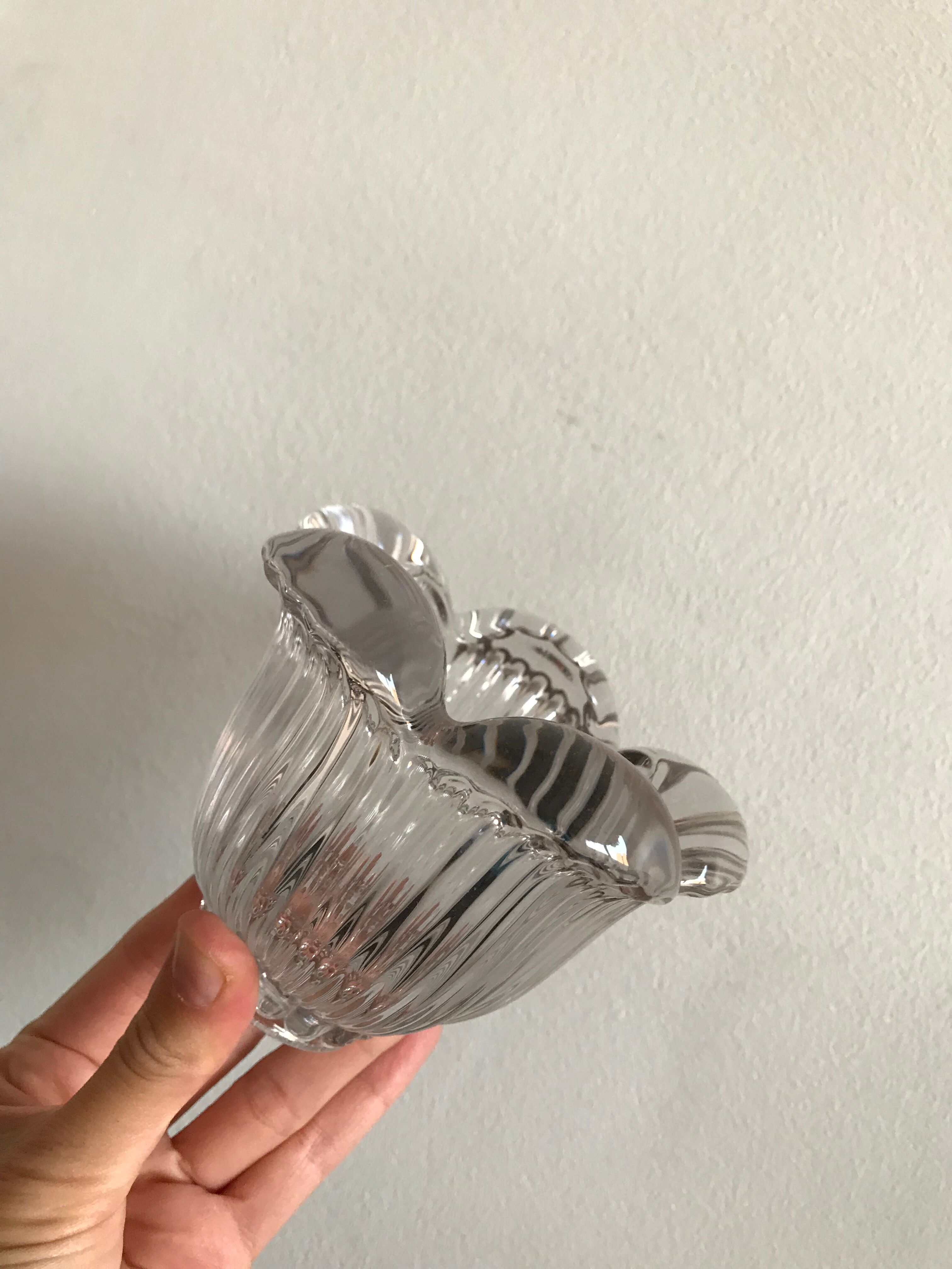 Bougeoir en cristal Pierre d'Avesn
