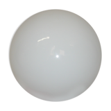 Wall lamp white opaline ball 1980