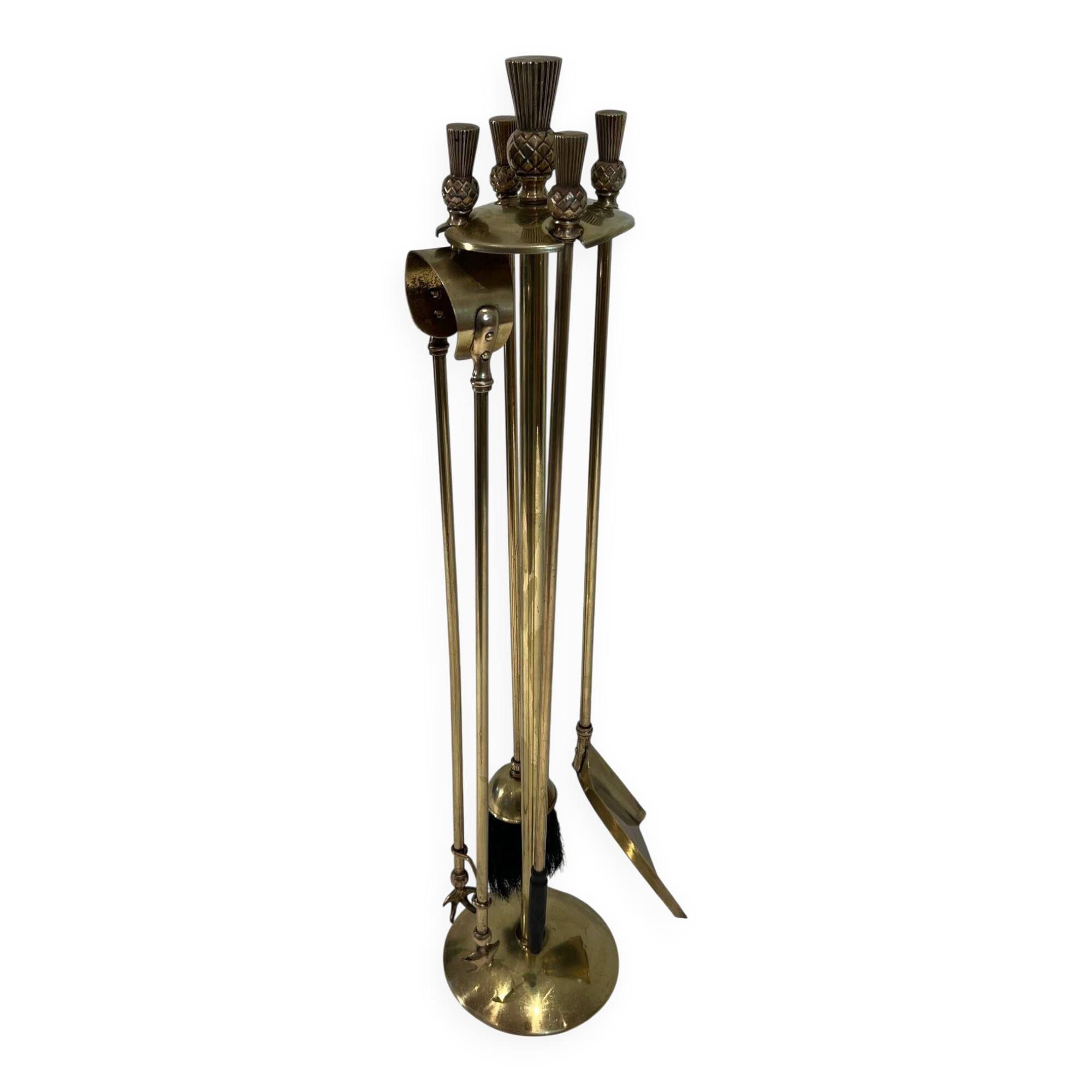 Neoclassical Brass Fire Necessity Model Pineapple, in the Go