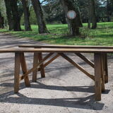 Pair of vintage bench