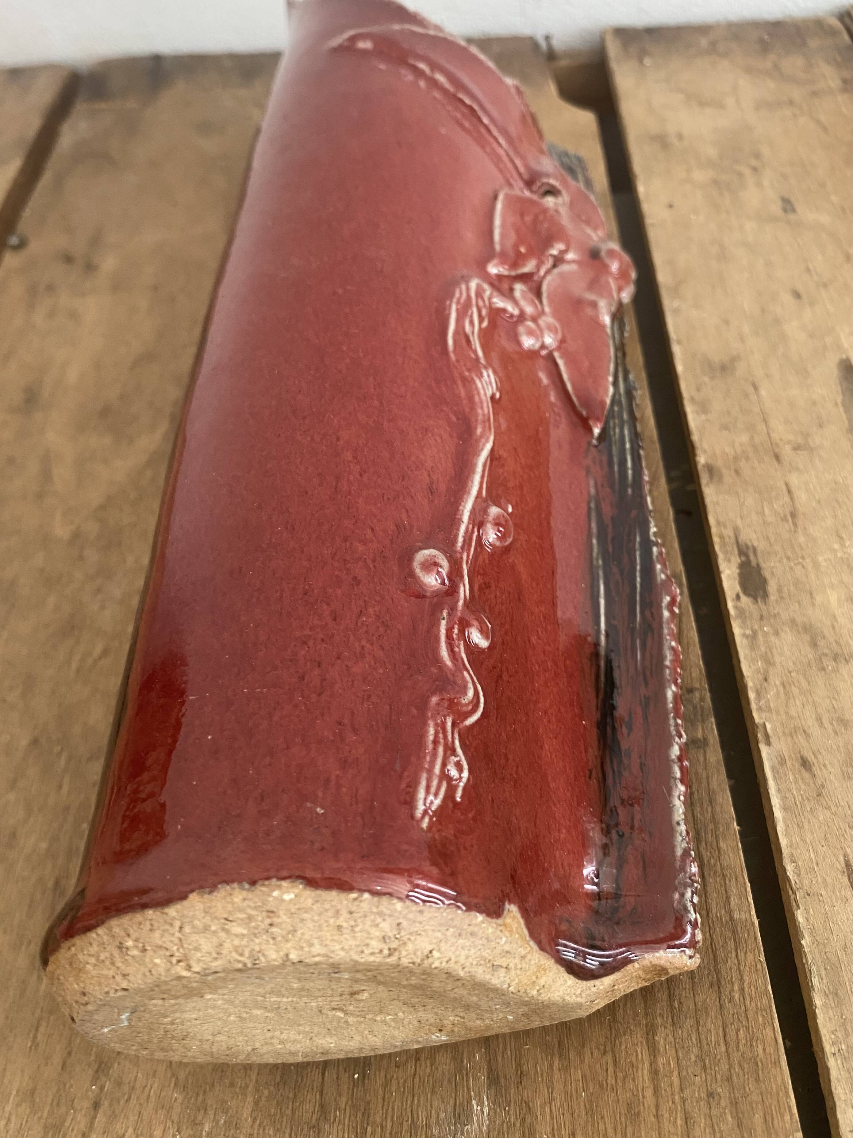 Vase grès vernissé années 80