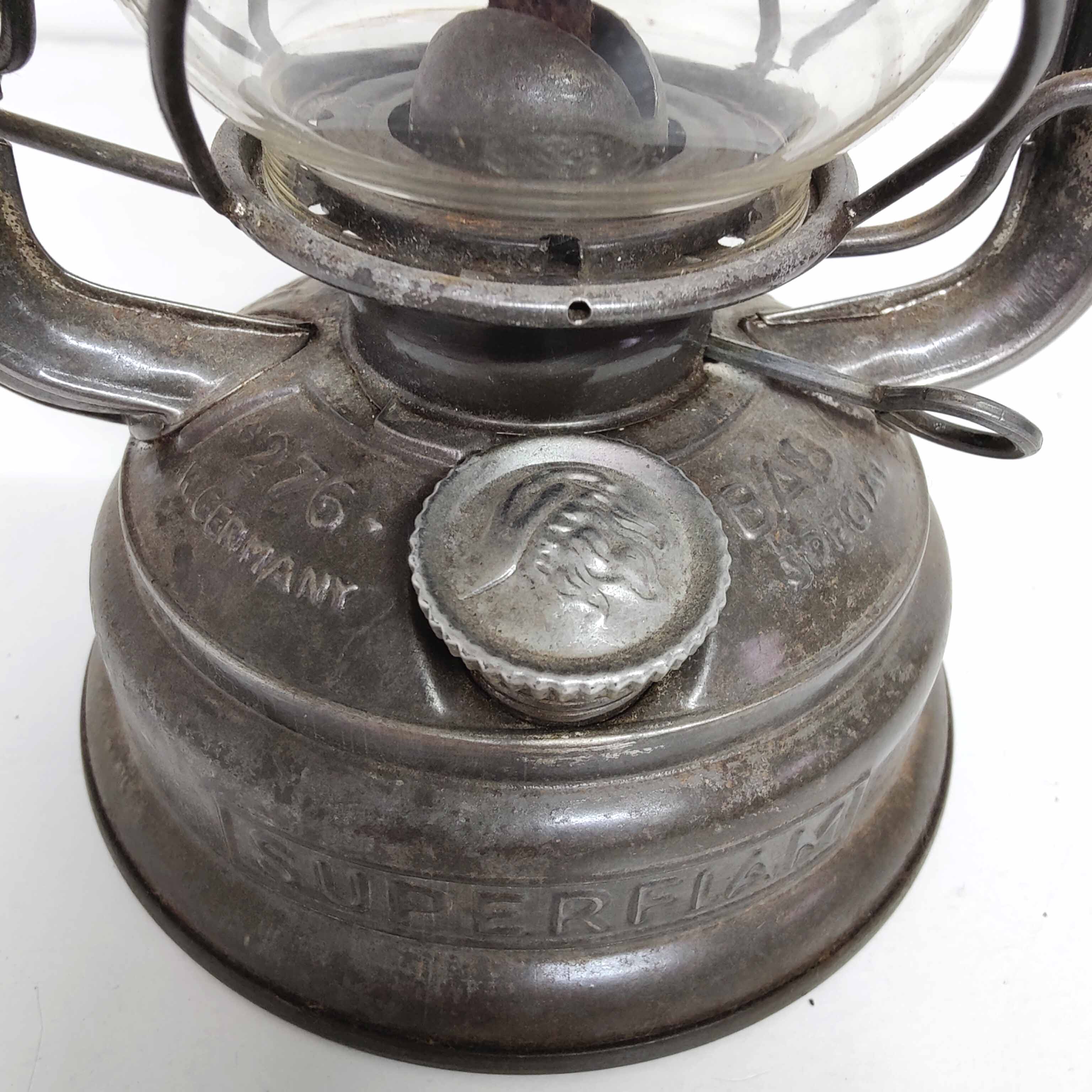 Lantern kerosene storm lamp Feuerhand superflam Germany