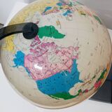 Illuminated terrestrial globe by Nova Rico Florence 1969