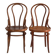 Antique bentwood Thonet chairs – Central Europe, circa 1930 #9 – Set of 2 pieces