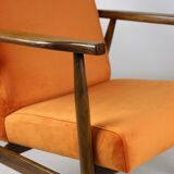Vintage Orange Easy Chair, 1970s,