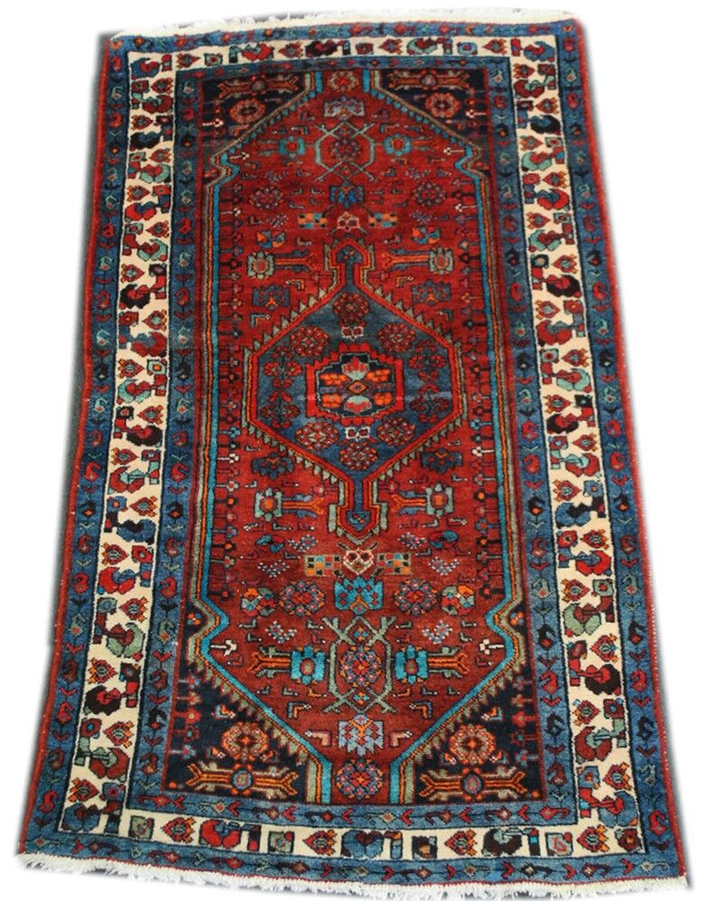 Authentic old Persian rug 192 x 118 cm