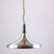Grande suspension Allemande en métal chromé, modèle Tulip par Erco 1960.