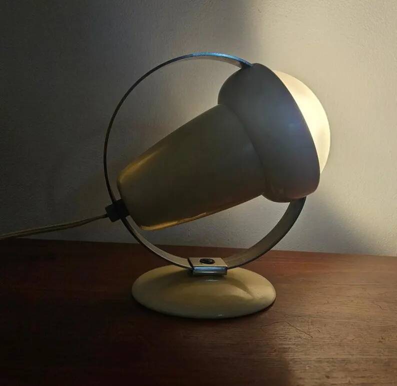 Midcentury Table or Wall Lamp Philips, Charlotte Perriand, Netherland, 1960s