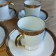 Coffee service for 6 people in Limoges porcelain by Robert Haviland, 1930.