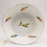 Set of 6 soup plates, bowl style “Digoin Sarreguemines / La Fontaine model”
