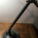 Lampe de bureau articulée en métal de style industriel