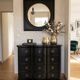 Dresser and its mirror