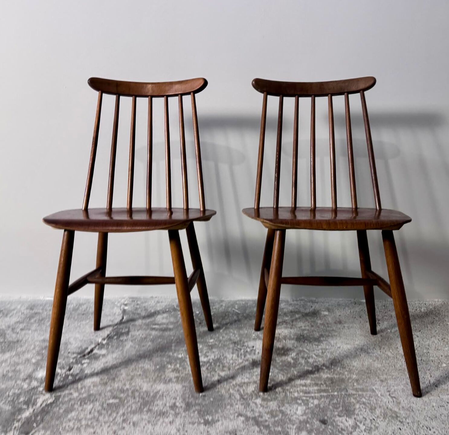 Scandinavian chairs in teak Tapiovaara