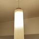 Large vintage glass pendant light, 60s