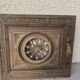 Old closet door, chiseled and openwork collector's woodwork
