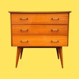 Commode vintage pieds compas