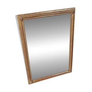 miroir ancien cadre bois