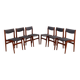Set of six teak chairs, Danish design, 1960s, production: Denmark