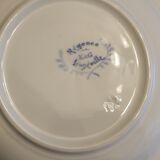 9 old K&G Lunéville hollow plates Regency model