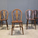 Set of 5 vintage Ercol dining chairs, 1950s