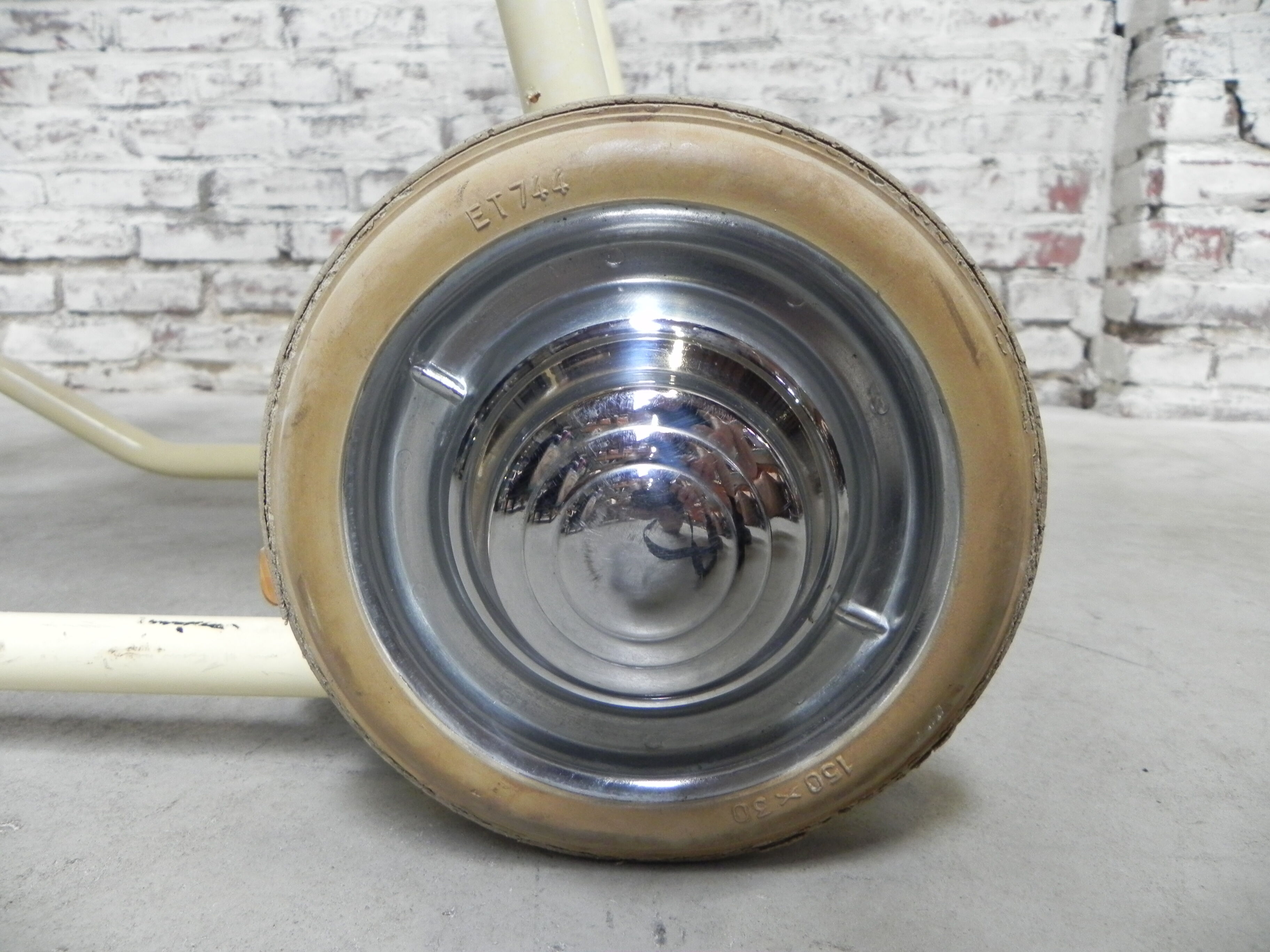 Vintage chair on wheels, wheelchair