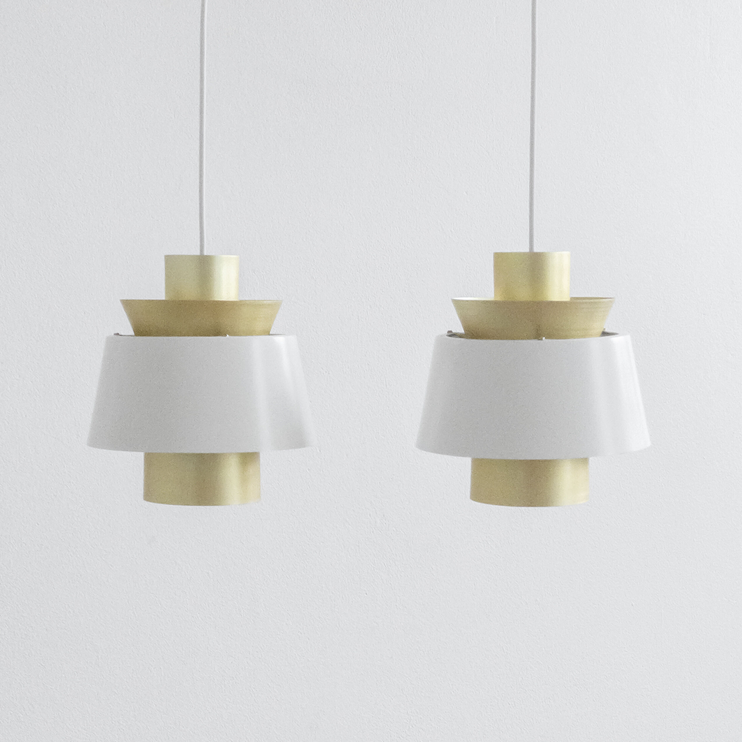 Pair of Jørn Utzon Tivoli Lamps