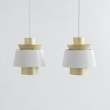 Pair of Jørn Utzon Tivoli Lamps