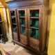 Louis XVI style mahogany bookcase, 3 doors