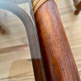 Bamboo and rattan nesting tables