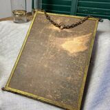 Vintage barber triptych mirror