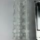 60s 70s wall lamp limburg germany wall sconce ice glass chrome space age
