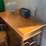 Rattan desk