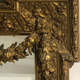 Miroir Louis XVI ancien or 87x142cm
