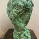 Vase tête de style art nouveau