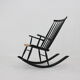 1960s Varjosen Puunjalostus Beech Rocking Chair, Finland