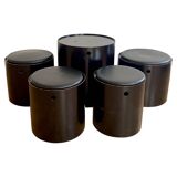 Stools and Side Table by Verner Panton, 1965, Set of 5