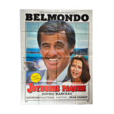 Original cinema poster "Joyeuses Paques" Jean-Paul Belmondo 120x160cm 1984