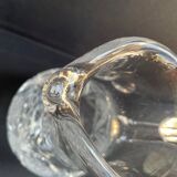 Bohemian - Water broc or orangeade (1) - Crystal blown and cut