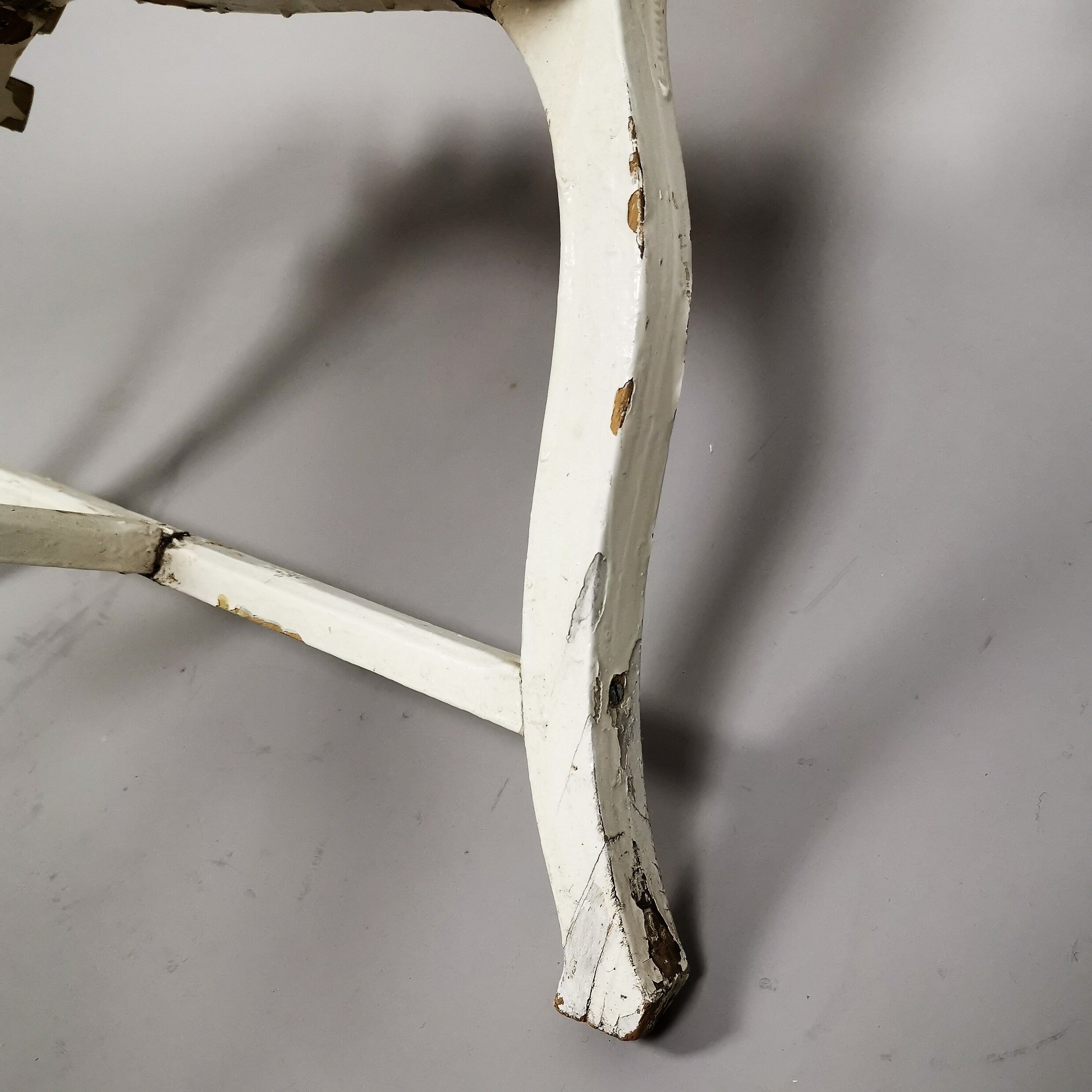 Small child bench painted wooden