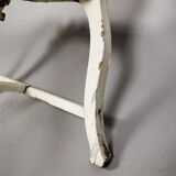 Banc d'enfant en bois peint