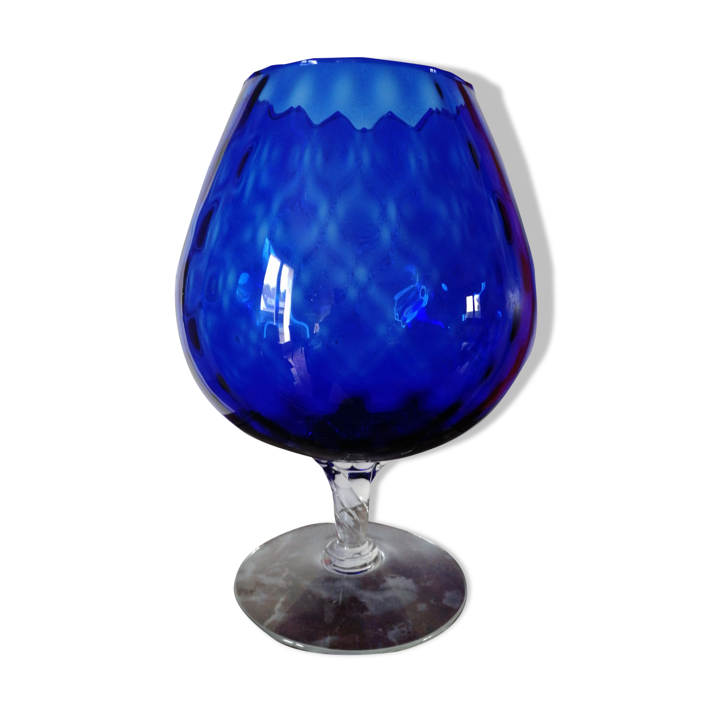 Blown glass vase