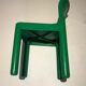 Chaise de Carlo Bartoli édition Kartell en plastique vert