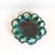 Fruit bowl or woven ceramic pocket tray signed Ceramid 1960s Diameter 32.3 m