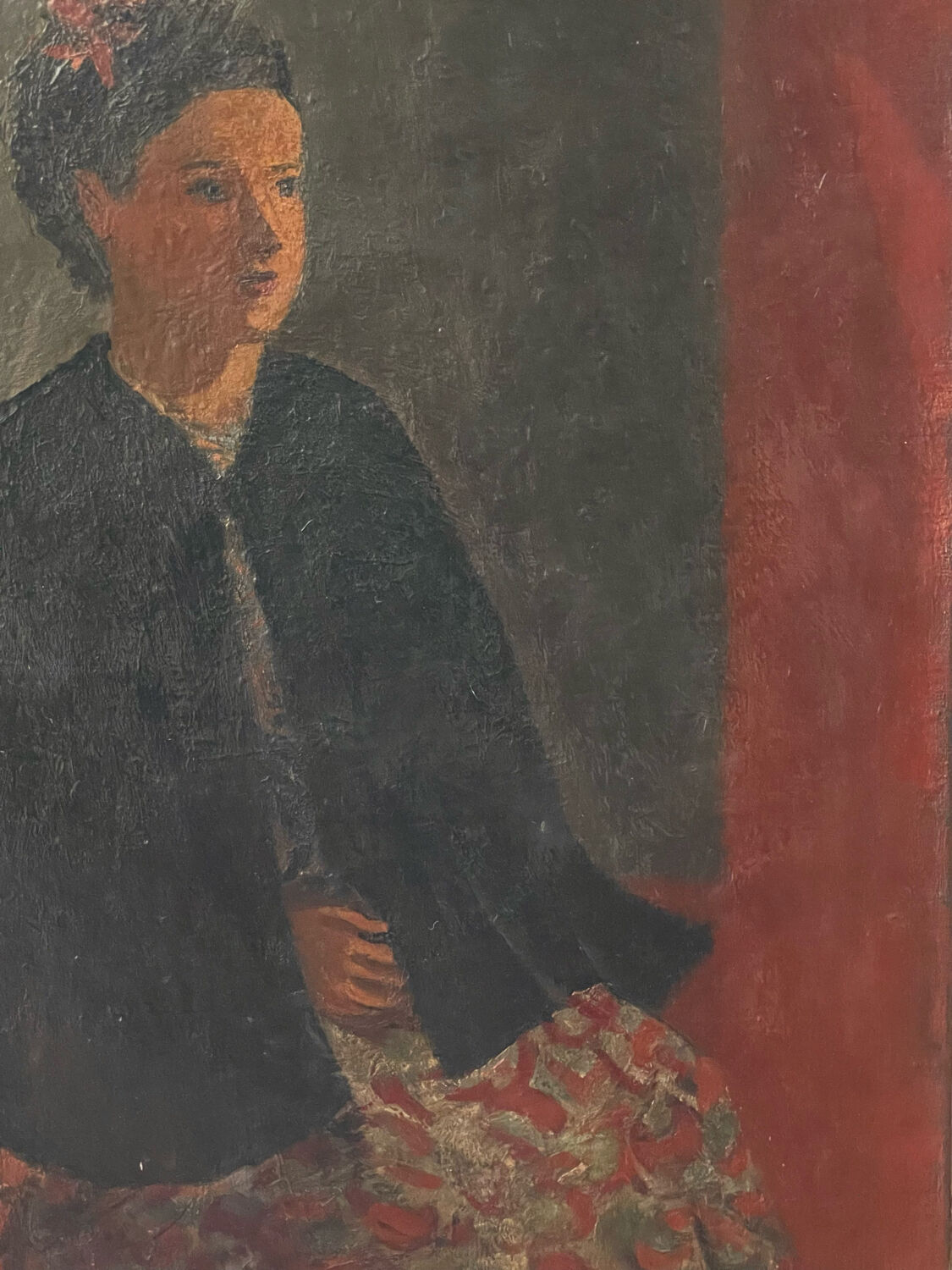 Tableau femme assise