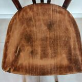 4 dark Luterma bistro chairs, sanded. Painting possible.