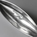 Polished Aluminum Long Deep Bowl