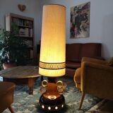 Vintage ceramic floor lamp Fat lava 1960