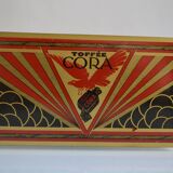 Advertising box toffee cora tole lithograph