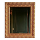 Small wall mirror in gilded wood.